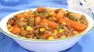 Crock Pot Ground Beef Casserole [upl. by Janel]