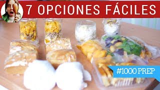 7 RECETAS DE DESAYUNOS EN 1 HORA TODA LA SEMANA  1000Prep [upl. by Ydnys130]