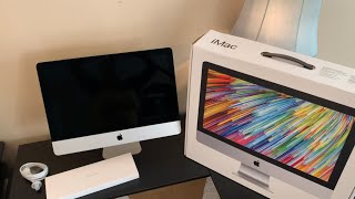 2019 Apple iMac 215 inch 4K Unboxing amp SetUp [upl. by Fredela]