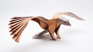 ORIGAMI AMERICAN EAGLE v2 Jo Nakashima [upl. by Hamachi358]