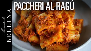 True Italian Pasta  Paccheri al Ragù [upl. by Ardnohs]