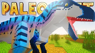 Over 100 Dinosaur Species New Minecraft Dinosaurs Mod Pack  Paleocraft Minecraft Dinosaurs [upl. by Dorsy357]