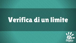 Verifica di un limite [upl. by Itisahc361]