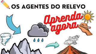 Os agentes internos e externos do relevo [upl. by Dick]