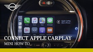 How to connect Apple CarPlay in your MINI  MINI HowTo [upl. by Amiarom]