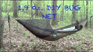 19 oz DIY Hammock Bug Net [upl. by Lyrred]