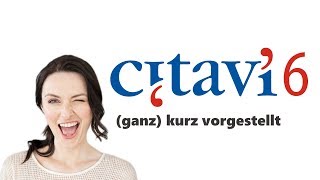 Citavi 6 … ganz kurz vorgestellt [upl. by Notneuq56]