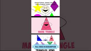 Learn About Triangles Song for Kids [upl. by Sheffield]