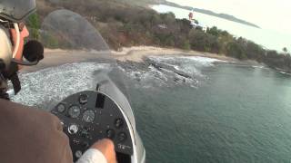 Gyrocopter stunt  Flying at very low level in FULLHD [upl. by Deana245]