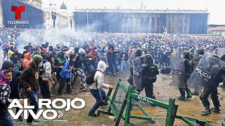 Estallan protestas violentas en Colombia en contra de una reforma tributaria [upl. by Ogren963]