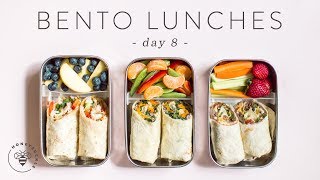 3 Healthier BENTO BOX Lunch Ideas 🐝 DAY 8  HONEYSUCKLE [upl. by Ayama]