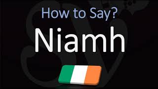 How to Pronounce Niamh CORRECTLY Irish Names Pronunciation [upl. by Romney]