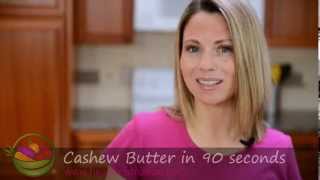 Homemade Cashew Butter in 90 seconds [upl. by Lili]