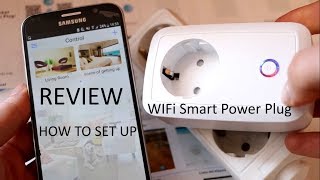 How to set up WiFi Smart Power Plug and REVIEW [upl. by Tildy]