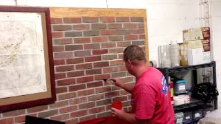 Masonry Cosmetics  Applying a Masonry Stain to Mortar DIY [upl. by Buhler610]