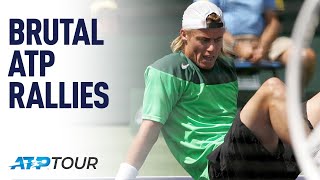 Brutal Tennis Rallies  THE BEST OF  ATP [upl. by Liponis]