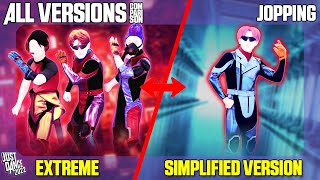 COMPARING JOPPING  JUST DANCE COMPARISON ALL VERSIONS [upl. by Derrick]