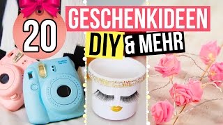 20 GESCHENKIDEEN  einfache DIYs und Kaufbares [upl. by Alaek]