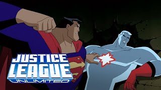 Captain Atom vs Superman  Justice League Unlimited [upl. by Kreindler896]