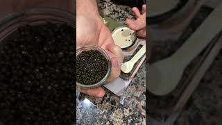 Osetra Sturgeon Caviar Costco Tasting [upl. by Eelesor]