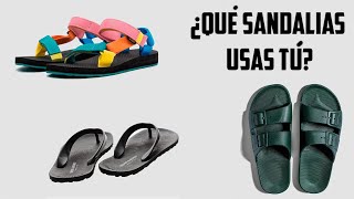 Tipos de Sandalias  ¿Cuáles son más cómodas [upl. by Cletus864]