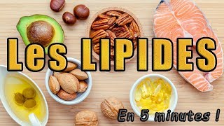 Les LIPIDES en 5 minutes [upl. by Onirefes]