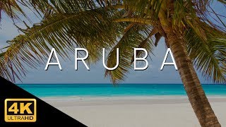 Aruba 4k Full Island and Beach Tour Video [upl. by Nevuer]