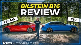 BMW F80 M3 and F30 335i Bilstein B16 Coilover Review [upl. by Avlasor]