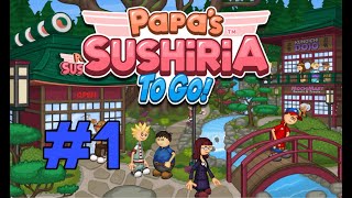 Papas Sushiria To Go Tutorial amp Day 2 [upl. by Aliuqahs639]