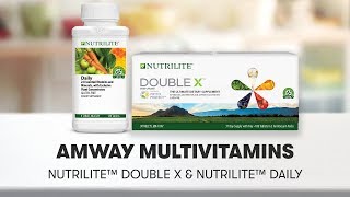 Amway Multivitamins Nutrilite Double X amp Nutrilite Daily  Amway [upl. by Marcellina457]