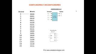 Codificadores y Decodificadores [upl. by Hcnarb]