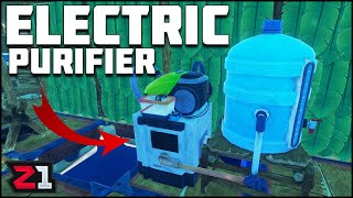 Building the Electric Purifier Water for EVER  Raft Chapter 2 Update  Z1 Gaming [upl. by Repmek238]