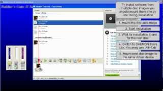 DAEMON Tools Lite multidisc installation howto [upl. by Ikir229]