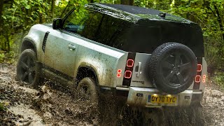 2021 Land Rover Defender 90 – Awesome Offroad Driving [upl. by Dayiz]