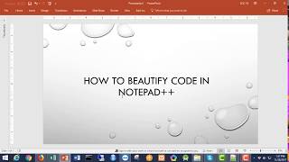 How to beautify code in Notepad [upl. by Adnavoj]