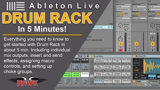 Ableton Live Drum Rack in 5 Minutes [upl. by Baskett]