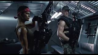 Aliens  Colonial Marines prep before drop scene [upl. by Eibor]