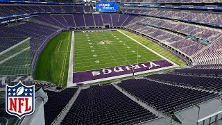 Tour the Vikings New US Bank Stadium with Chad Greenway amp Kyle Rudolph  NFL [upl. by Fulcher]