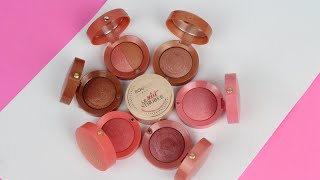 Bourjois Blushers  Review and Swatches  Angela van Rose [upl. by Nosrej]