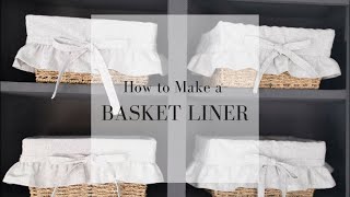 How to Make a Basket Liner [upl. by Anikat]