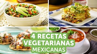 4 recetas vegetarianas mexicanas  Kiwilimón [upl. by Eladroc]