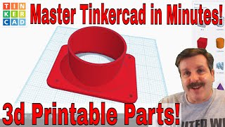 Make useful parts for 3d printing FAST using Tinkercad [upl. by Ariahay]