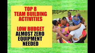 Top 8 Team building IdeasActivities  Almost Zero Equipment Needed [upl. by Allimrac693]