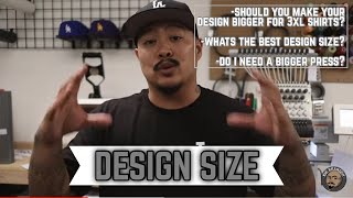 The Best Size For T Shirt Designs [upl. by Aihtenyc312]