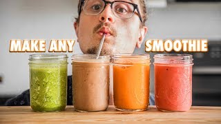 The Easy Guide On Making Just About Any Smoothie [upl. by Morgen919]