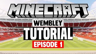 Minecraft Stadium Builds Wembley Stadium 1 Pitch [upl. by Nnagrom626]