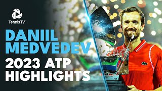 DANIIL MEDVEDEV 2023 ATP Highlight Reel [upl. by Harutek542]