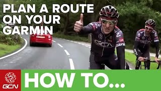 How To Plan A Route Using Your Garmin [upl. by Mccully]