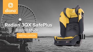 Diono® Radian® 3QX SafePlus™  AllinOne Car Seat  Booster Mode Installation  2020Present [upl. by Eniagrom]