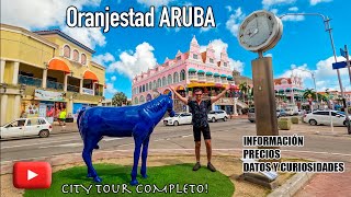 Oranjestad Aruba  City Tour Completo [upl. by Scever758]